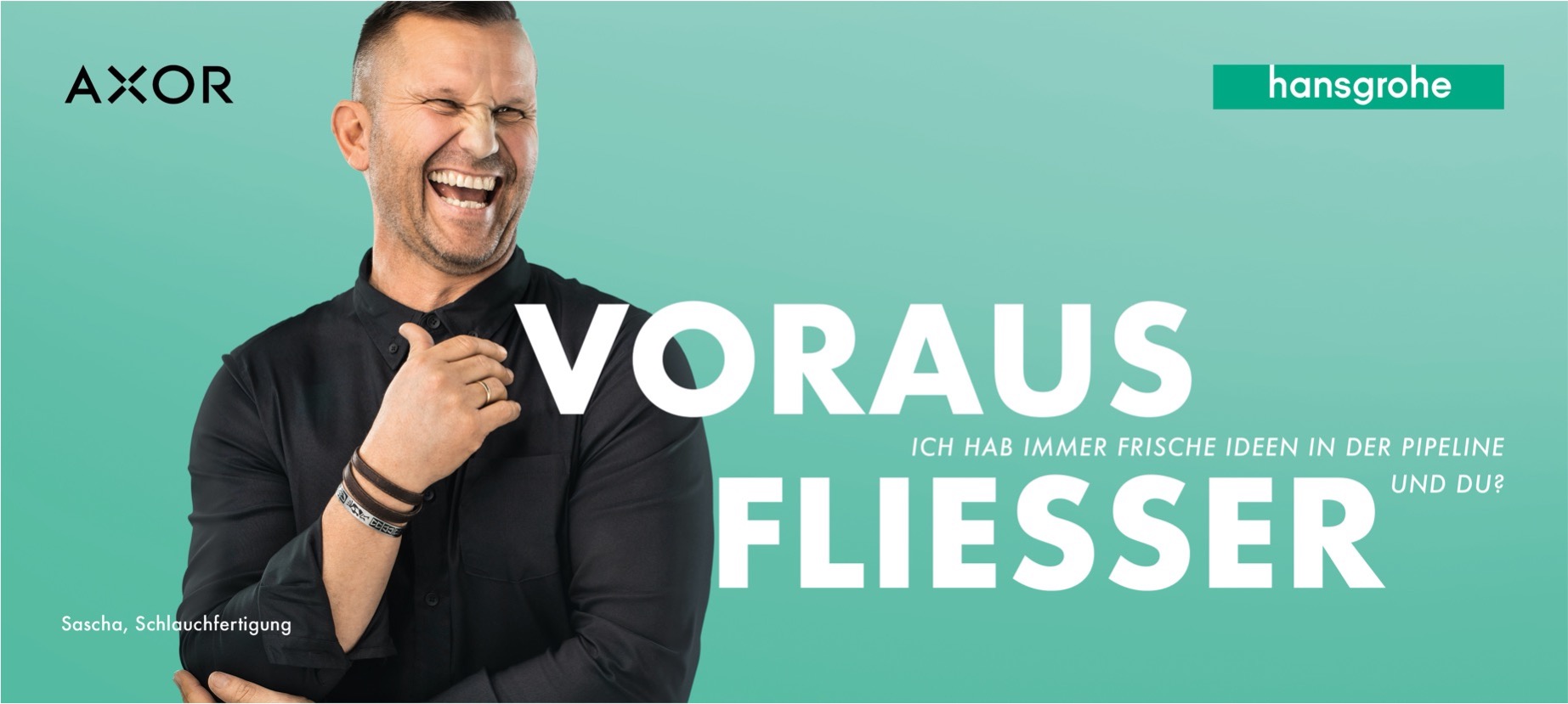 teufels Personalmarketing Kampagne für Hansgrohe